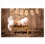 cartoon rabbit handmade baby hat cap Photography Prop Crochet Hats underwear set
