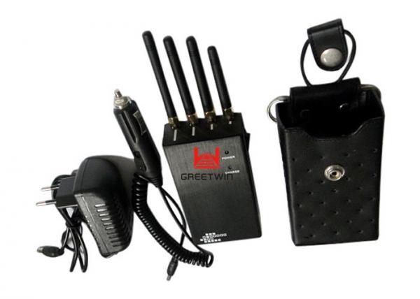 Quality GSM850 PCS1900 Anti - tracking mobile phone gps jammer With four 3dBi Antennas for sale