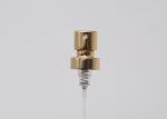 Crimp On Perfume Bottle Spray Pump FEA15mm , Aluminum Gold Sprayer Pump