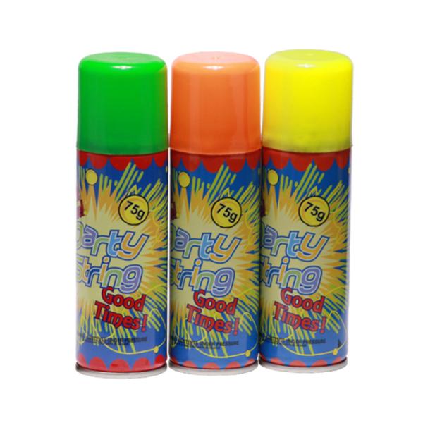 Non Flammable Silly Party String Spray Crazy String Party Spray For Festival Holiday Party