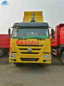 Wholesale 25 Tons Used Howo Dump Truck Around 74790km Mileage EURO III emission standard from china suppliers