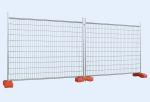 Hot Dipped Galvanised Outdoor Temp Fence Panels For 3mm / 4mm Wire Dia