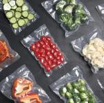 Custom 30x30cm Storage Saver Frozen Food Packaging Bag Transparent Plastics