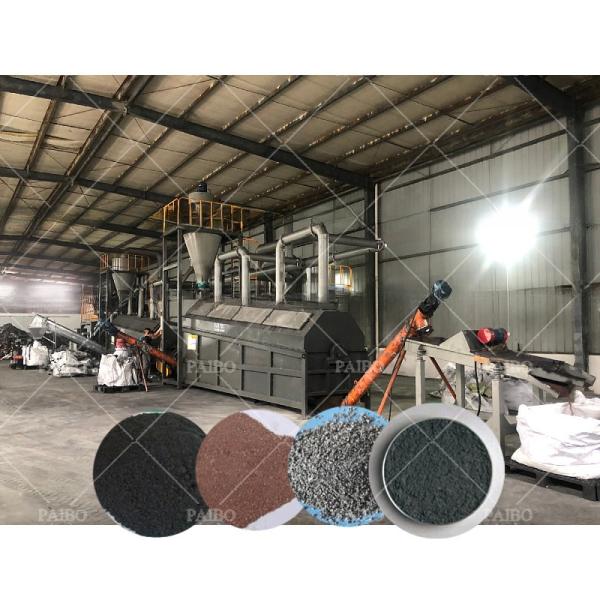 Advantageous 500KG/H Waste Battery Recycling Machine with High Separator Rate 96