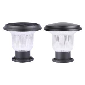 Wholesale Weatherproof Solar Pillar Lamp Dusk To Dawn Post Light For Garage Backyard Patio from china suppliers