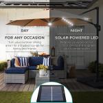 Canopy, Cantilever Umbrella Hanging Umbrellas, Fade Resistance & Water-repellent