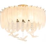 Creative Glass Feather Chandelier Modern Living Bedroom Kitchen Island Hanging