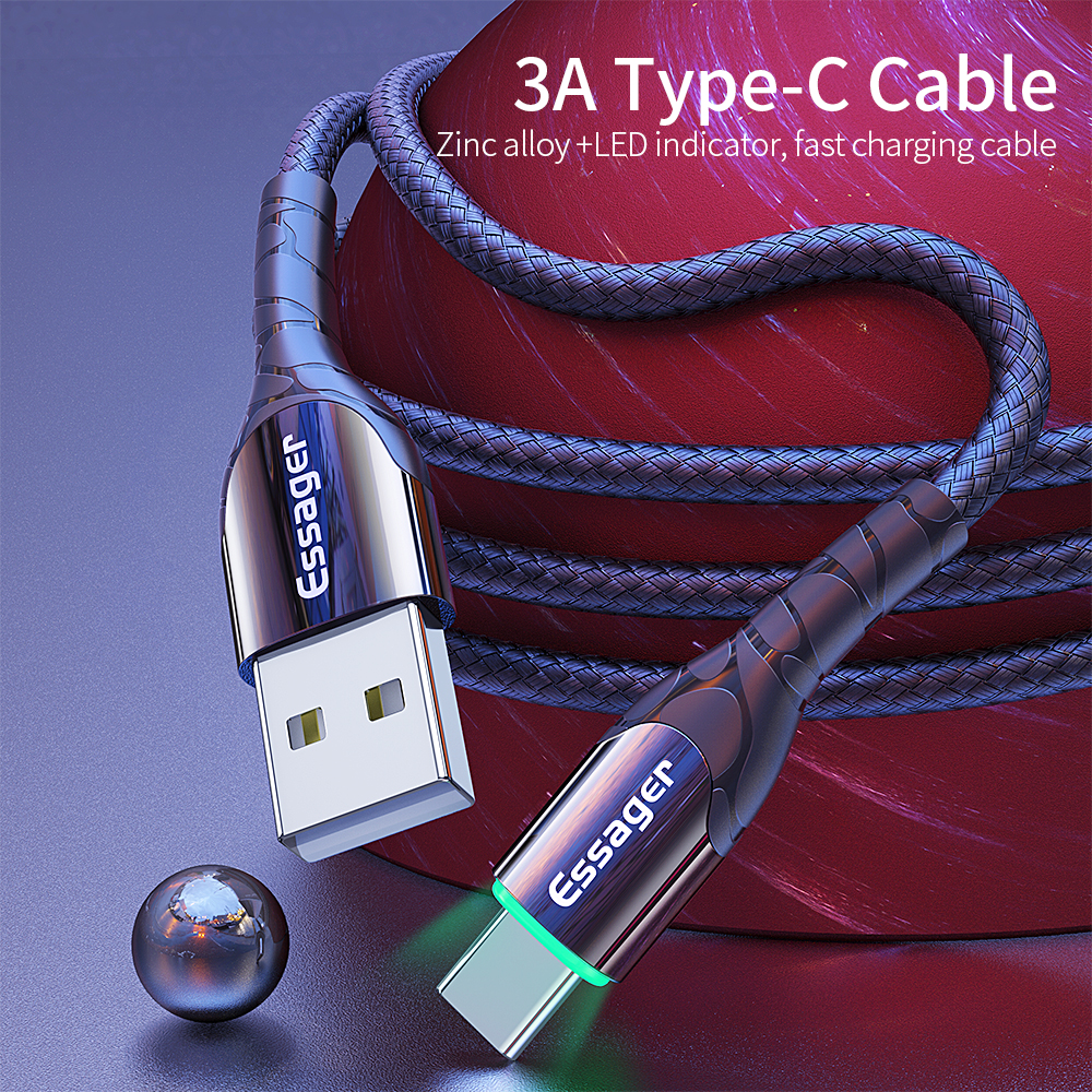 Type C Data Cable 0.5M 1M 2M 3M Fast Charger Cable 0.5-3M 3A