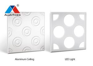 Wholesale Aluminum Embossed Perforated Ceiling Board Square Dampproof from china suppliers