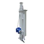 Cold Dip Galvanized Steel Plate Telescopic Camera Cctv Mast Pole For Solar