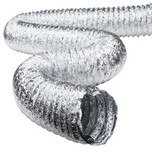 Wholesale Double Layers Flexible Aluminum Air Duct 8 Inch 25 Ft AC Air Duct For Bathroom from china suppliers