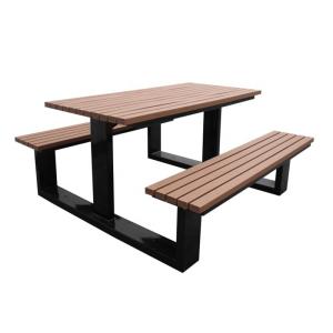 Wholesale Outdoor Furniture Recycled Plastic Wood Picnic Table And Benches Garden Table Set from china suppliers