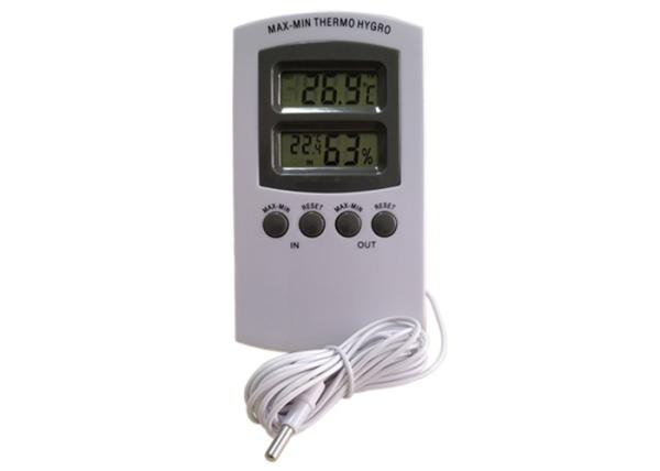 Maximum Minimum Digital Thermo Hygrometer For Indoor / Outdoor Temperature
