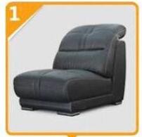 Wide Couch Set Pine Wood Yellow Fabric Sofa Set AW-1618