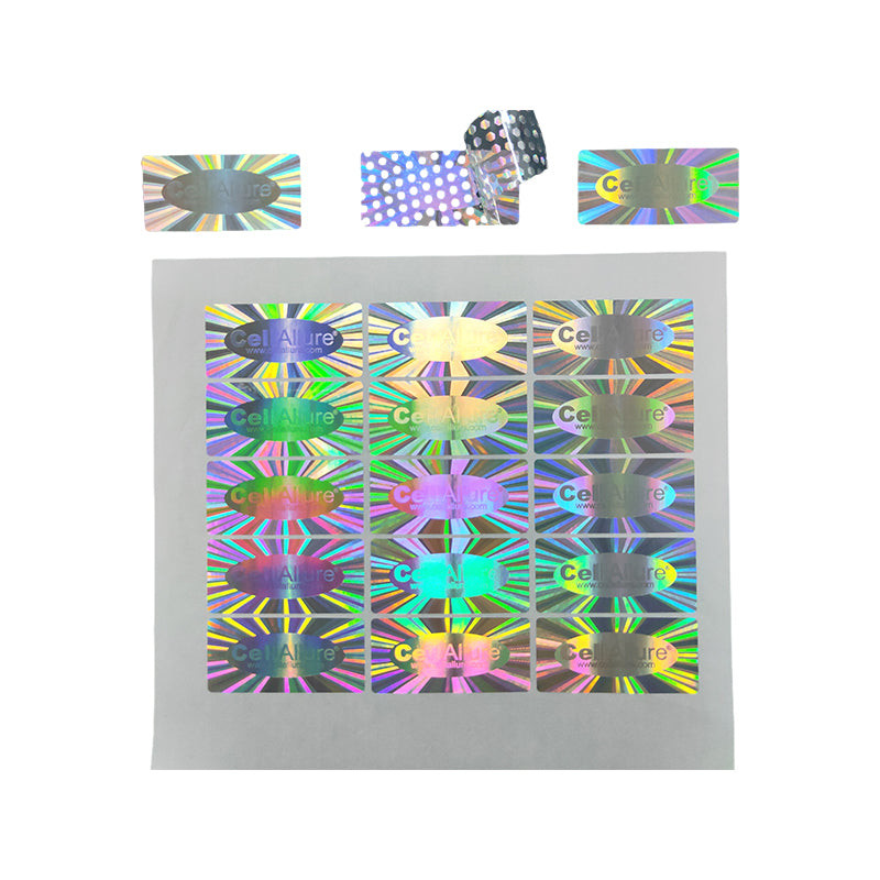 Reflective Custom Removable Labels Adhesive Holographic Vinyl Sticker