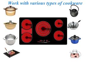 Wholesale Child Lock Safety Zinc Alloy 30in 5 Hob Cooker from china suppliers