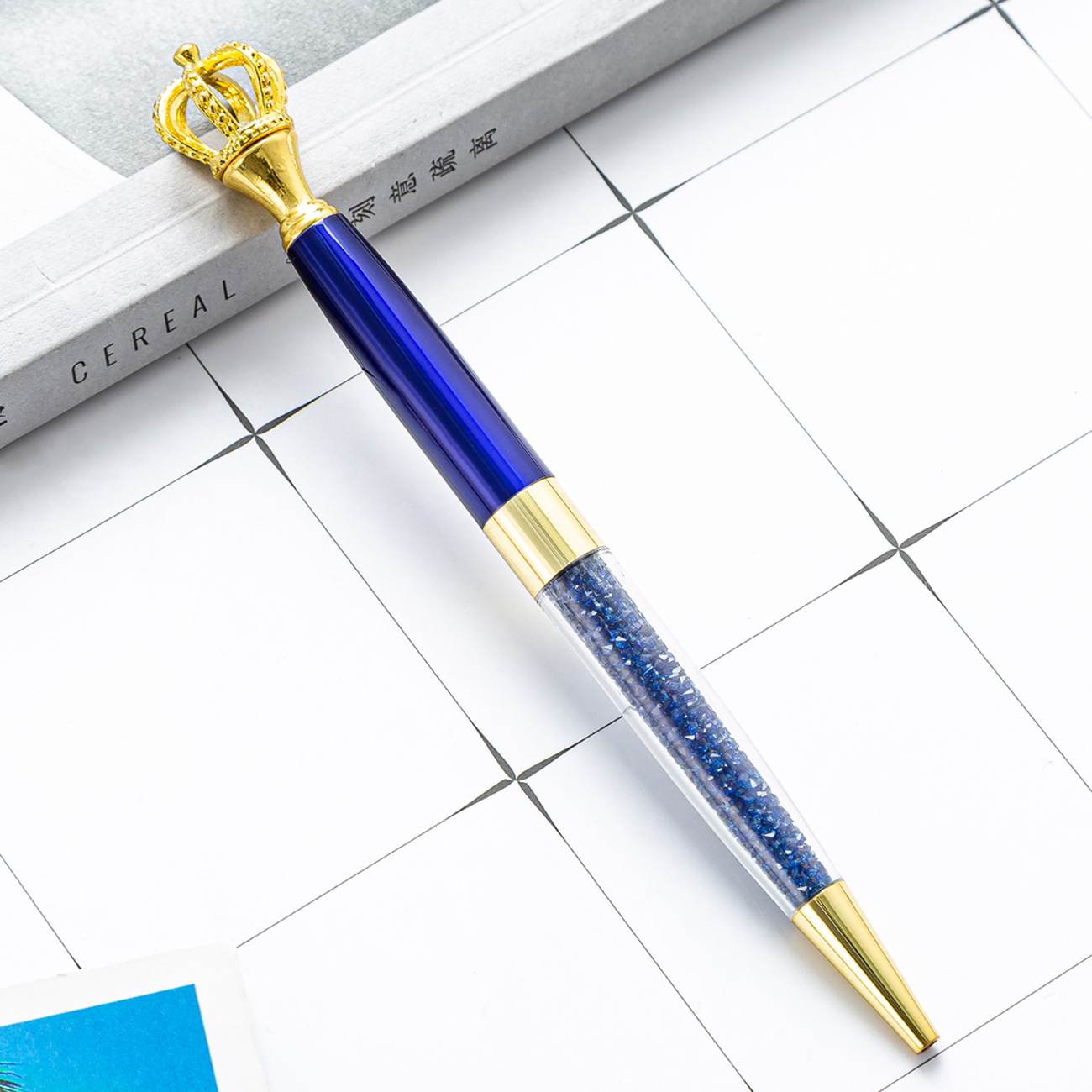 NO Erasable Style Crown Metal Pen with Custom Logo and Heat Sensitive Erasable Ink
