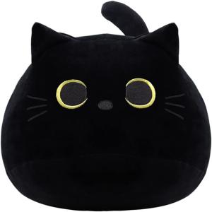 Wholesale Black Cat Plush Toy: Soft, Stuffed Animal Pillow, Baby Sofa Decoration, Cat-shaped Design from china suppliers