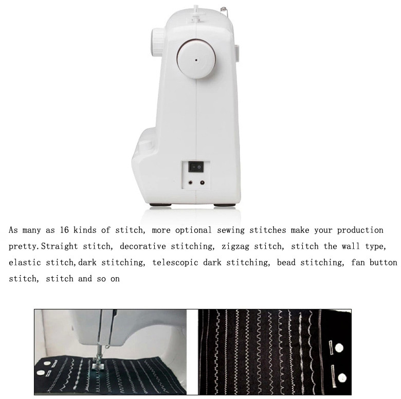 38.4*15.3*24.7cm Overall Dimensions Hand Operated Leather Sewing Machine for USA Market