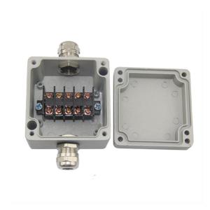 Wholesale Sealed Die-cast Aluminum Enclosure Case Project Junction Box 86*76*57mm with Terminal Blocks from china suppliers