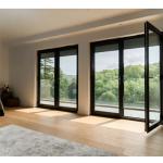 10 Sealing Layers Skate Exterior French Thermal Break Casement Doors with