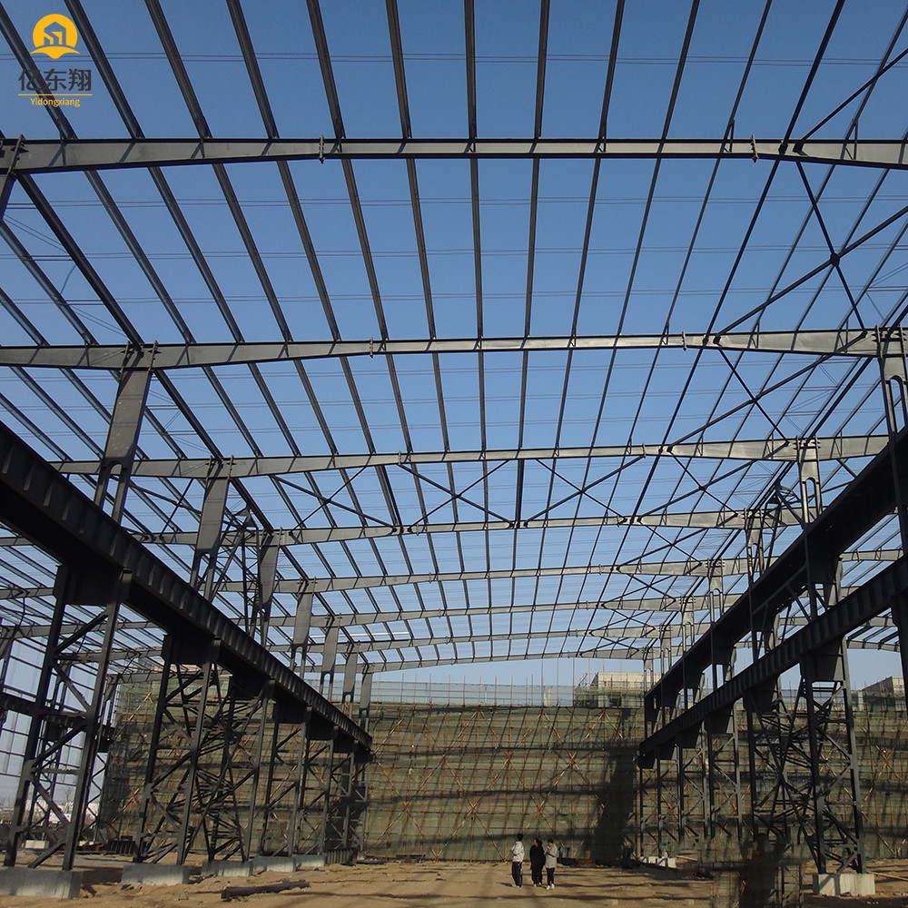 Customized Steel Structure Shop With Bolt Connection And Welded H Beam