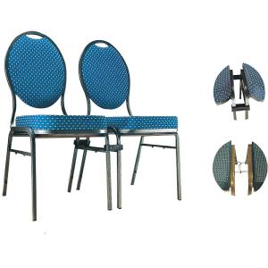 Wholesale YLX-6071 Aluminium or Steel Round Back Banquet Dining Chair with Connector from china suppliers