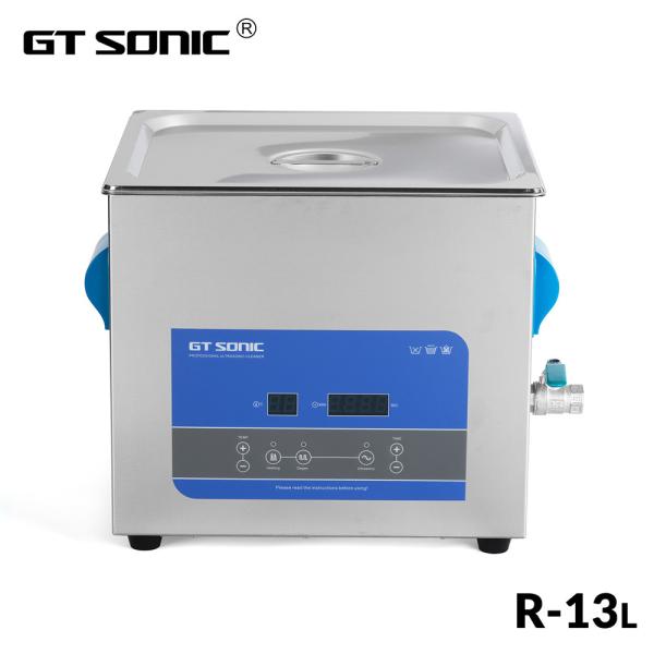 40KHz 13L Stainless Steel Parts Ultrasonic Cleaner SUS304 Basket For Remove