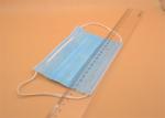 Medical Disposable 3 Ply Non Woven Face Mask Soft Breathable Skin Friendly