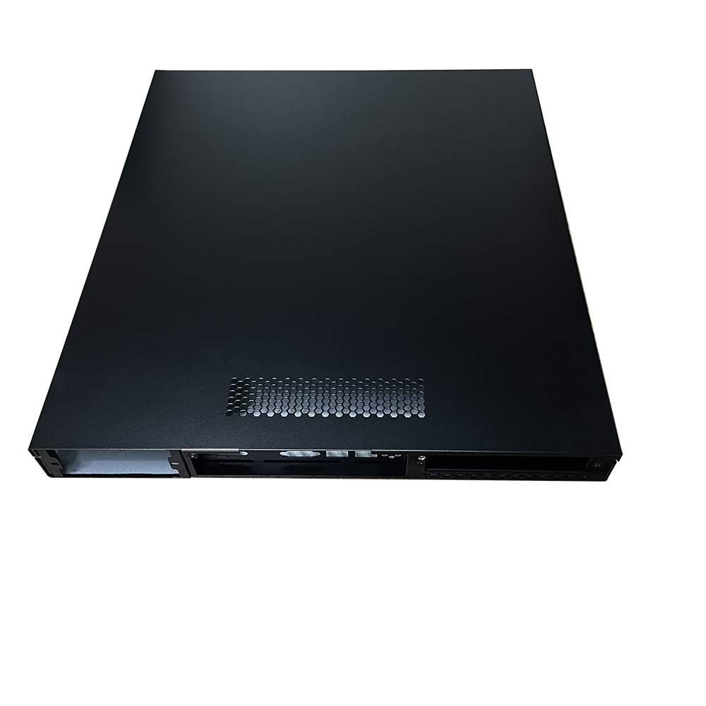 1u Computer Rack Server Chassis For Gaming Pc Shell Black Powder Coating