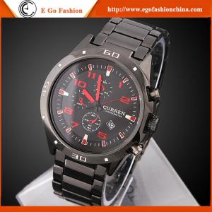 Wholesale Fashion Business Watch CURREN 8021 Top Brand Wholesale Small Order Stainless Steel Watch from china suppliers