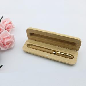 Wholesale Fashion Bamboo Business Stationery Set Portable Gift Roller Pen Set With Case from china suppliers