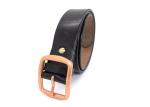 Men 's Fashion Casual Cowhide Leather Belt With Copper Plating Buckle