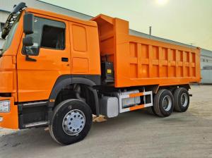 Wholesale HOWO 6X4 Heavy Duty Tipping Truck Dump Trucks with Manual Transmission from china suppliers