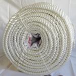 White 3 Strand Nylon Rope Twisted Rope Cord Boat Rope 1 Inch Diameter
