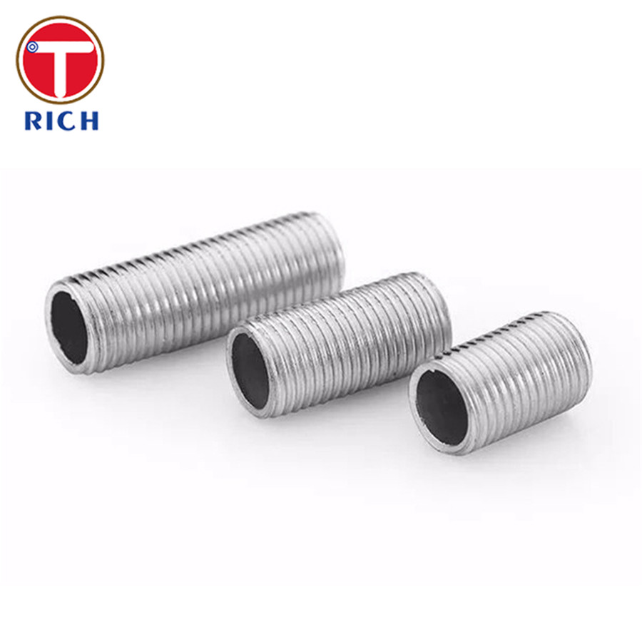 CNC Machining Hollow Threaded Tube Connect Outlet External Boom Screw Thread Tube