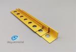 Electrophoresis L Shaped Aluminium Extrusion With Holes 10-25mm Height