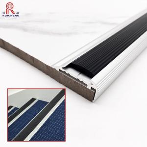 Wholesale anti slip Aluminium Stair Nosing Edge Trim 3m Length BA Surface from china suppliers