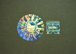 Silver Holographic Number Stickers / Printable Hologram Stickers With Mircontext