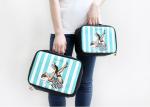 Custom Fashion Hanging Travel Kit / Cosmetic Makeup Bag Waterproof Material