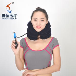 Wholesale Inflatable neck brace support soft flannel cervical pillows supplier from china suppliers
