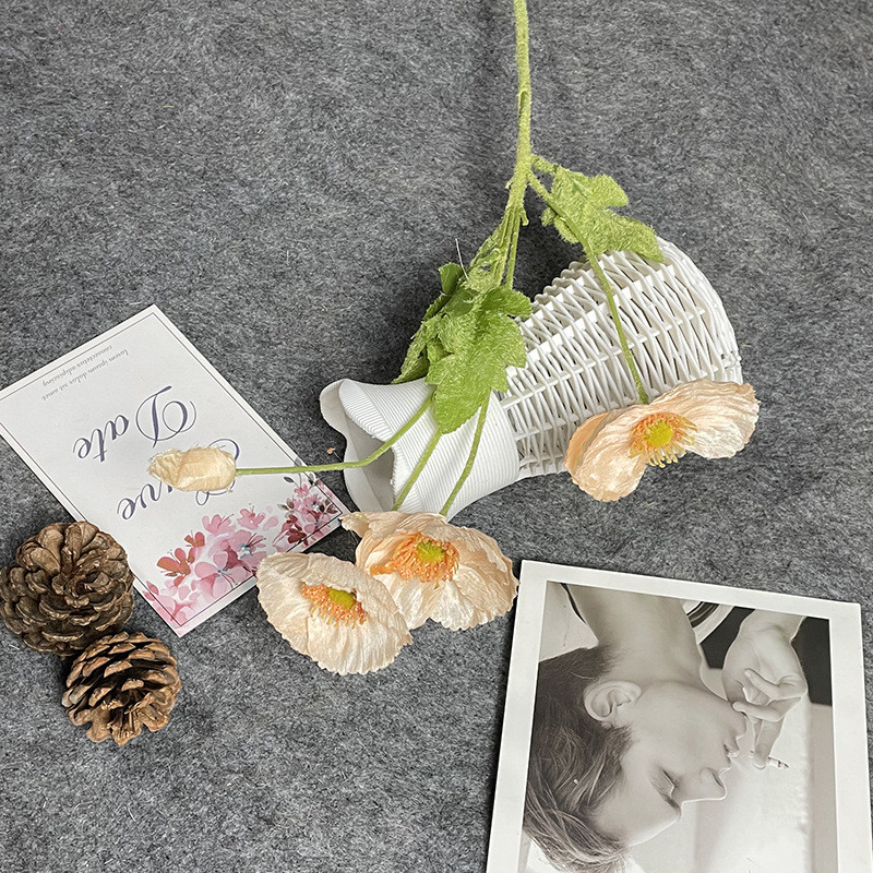 New simulation flower, Yu Meiren, Western chrysanthemum, soft decoration, fake flower, wedding hall bouquet, engineering flower decoration flower