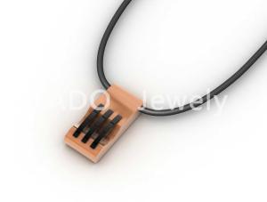 Wholesale Tagor Jewelry Top Quality Trendy Classic 316L Stainless Steel Necklace Pendant ADP91 from china suppliers