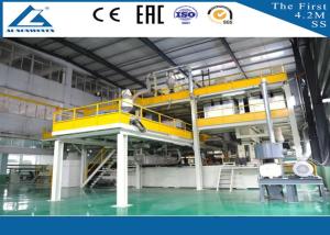 Wholesale S / SS / SSS / SMS Nonwoven Fabric Machine , Non Woven Fabric Manufacturing Plant from china suppliers