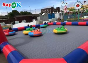 Wholesale Outdoor Inflatable Games 4x4m Giant Tarpaulin Inflatable Bumper Track For Sports Games from china suppliers