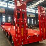 Self-dumping 13t Excavator Carrier BPW Axles 3 Axles Dropdeck Lowbed Semi Truck