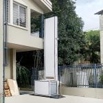 Outdoor Disabled 6.5m Residential Vertical Platform Lift For Wheelchair