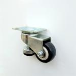 Light Duty 1Inch Office Chair Casters PU Wheels For Trolley