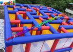 Funny Inflatable Air Maze , Mega Inflatable Maze Sport Games for Adults &
