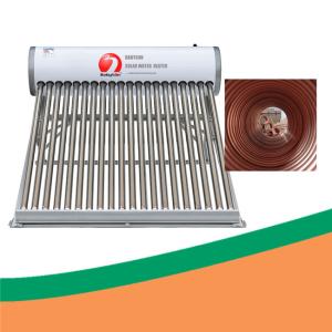 Wholesale Galvanized 360 Ltr Copper Coil Solar Water Heater For 7 Person from china suppliers